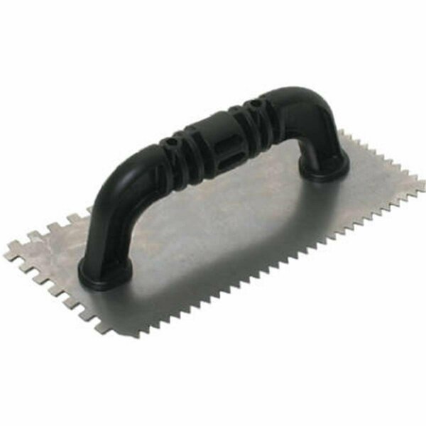 Tool 16252 9 x 4 in. Square U Notched Trowel TO599866